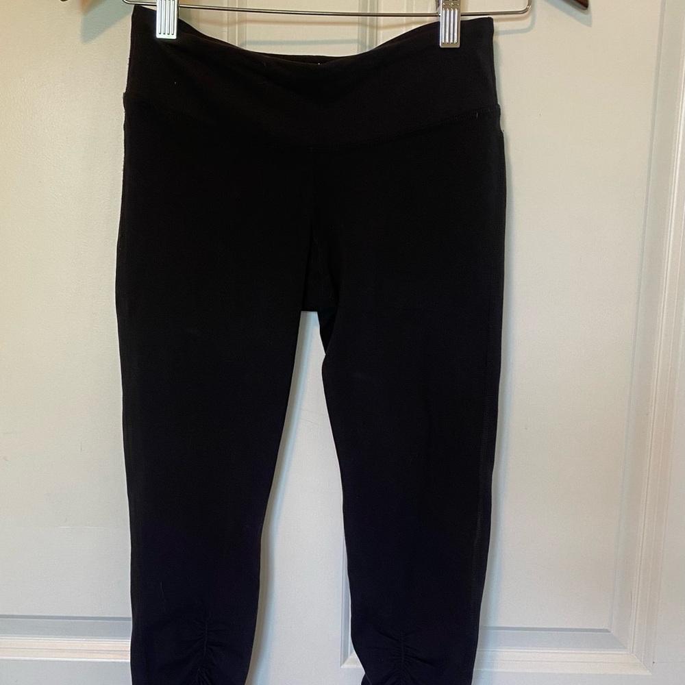 Pure barre by Splits 59 collaboration, black athletic leggings. XS